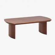 Rechthoekige Salontafel 120x60 Cm In Mdf Tuareg Donker Hout - Sklum