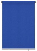 vidaXL Rolgordijn voor buiten 160x230 cm HDPE blauw