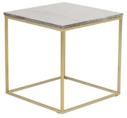 Jörn Bijzettafel - Gismo - Grijs - Wit - Marmer - Jörn