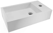 Mueller Solid Surface fontein rechts 40x22x10cm