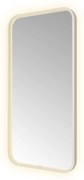 Hotbath &More Soft Square rechthoekige spiegel 50x100cm RVS