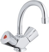 Grohe QuickFix Costa Trend draaibare wastafelkraan zonder waste chroom