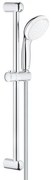 GROHE New Tempesta glijstangset met handdouche met 2 straalsoorten 5.7L/min. 60cm met doucheslang 175cm chroom/wit 2759810E