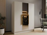 Kledingkast Arecibo 104, Kasjmier, 200x150x51cm, 130 kg, Kledingkast deuren: Met scharnieren, Aantal planken: 4, Aantal planken: 4