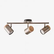 Plafondlamp Met 3 Lichtpunten Amaranto Grijs – Chroom - Sklum