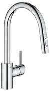 GROHE Concetto Keukenkraan - uittrekbare uitloop - 2 straalsoorten - chroom 31483002