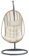 Coco Vedella Hangstoel Aluminium/wicker Taupe