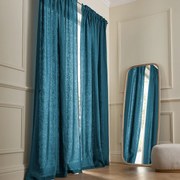 Gordijn van gewassen Linnen met ruflette-afwerking, Private