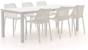 Forza Ripi/Menzano 220cm dining tuinset 7-delig stapelbaar