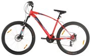 vidaXL Mountainbike 21 versnellingen 29 inch wielen 48 cm frame rood