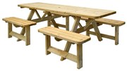 Picknicktafel Belfast XL 240 - Open instap