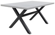 Verona betonlook tuintafel 160 x 90 cm. - Black