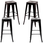 Set 4 hoge Torix krukken