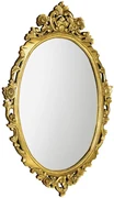 Sapho Desna ovale barok spiegel goud 80x100