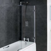Eastbrook Volente badwand 85x150cm met 6mm veiligheidsglas chroom