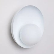 Guatte Wandlamp Van Glas En Staal Wit - Sklum