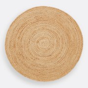 Vloerkleed in jute, Aftas,Ø100 cm