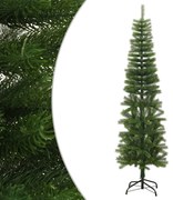 vidaXL Kunstkerstboom met standaard smal 180 cm PE