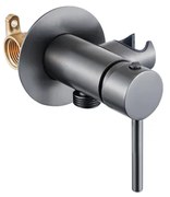 Fortifura Calvi Mengkraan Bidet - met handdouchehouder - gunmetal SW1236932