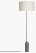 Dimbare vloerlamp Gravity met marmeren voet