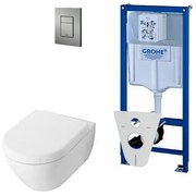 Villeroy Boch Subway 2.0 DirectFlush Toiletset - softclose - grohe reservoir - bedieningsplaat matchroom 0720002/0729205/0124060/ga26028/