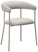 Dan-Form Plenti Eetkamerstoel Met Ronde Rug Cashmere Boucle