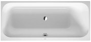 Duravit HappyD 2 kunststof inbouwbad acryl rechthoekig met rugsteun rechts 160x70x46cm zonder poten wit 700309000000000