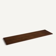 Bureaublad, walnootfineer, lengte 240 cm, Working