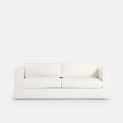 Bank met afneembare hoes, 3, 4 zits, katoen en linnen, Noni