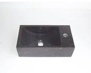 Plieger Stone fontein met kraangat rechts 40x22cm antraciet KE4022BS-R