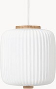 Kleine hanglamp EK61 van opaalglas, mondgeblazen