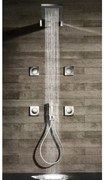 Hotbath Mate inbouwhoofddouche rond 38cm nikkel geborsteld M108GN