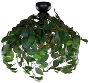 Bohemian plafondlamp groen - Leavy E27 bol / globe / rond Binnenverlichting Lamp