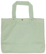 Shopper, bio-katoen, groen, 46 x 34 x 18 cm
