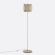 Dubbele vloerlamp in metaal, Leila