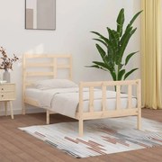 vidaXL Bedframe massief grenenhout 90x200 cm