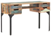 vidaXL Bureau 118x48x75 cm massief gerecycled hout