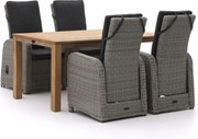 + 10% kassakorting | Diningset Intenso | 4 personen | Tuinset teakhout | 5-delig | Kees Smit Tuinmeubelen