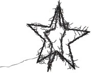 Kerst ster zwart ster incl. LED IP44 - Brilli