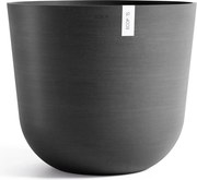 Ecopots bloempot Oslo 75 - Rond - Dark Grey - Ø75 x H65 cm