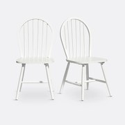 Set van 2 stoelen met spijlen, Windsor