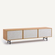 TV-meubel van eikenfineer en stof Pletenice