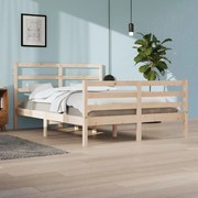 vidaXL Bedframe massief grenenhout 140x200 cm