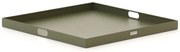 Dienblad voor buiten en binnen  | Manifesto  | Aluminium | Groen | 70x70cm | Kees Smit Tuinmeubelen