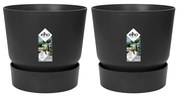 2x Pot elho Greenville zwart