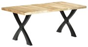 vidaXL Eettafel 180x90x76 cm massief mangohout