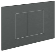 Hotbath Bas drukplaat voor Geberit UP320/UP720/TECE gunmetal geborsteld PVD