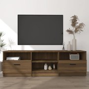 vidaXL Tv-meubel 150x33,5x45 cm bewerkt hout bruineikenkleurig