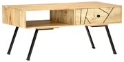 vidaXL Salontafel 95x50x42 cm massief mangohout