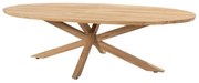 Prado low dining tuintafel  ellips 240x115x69 cm teak Taste 4SO